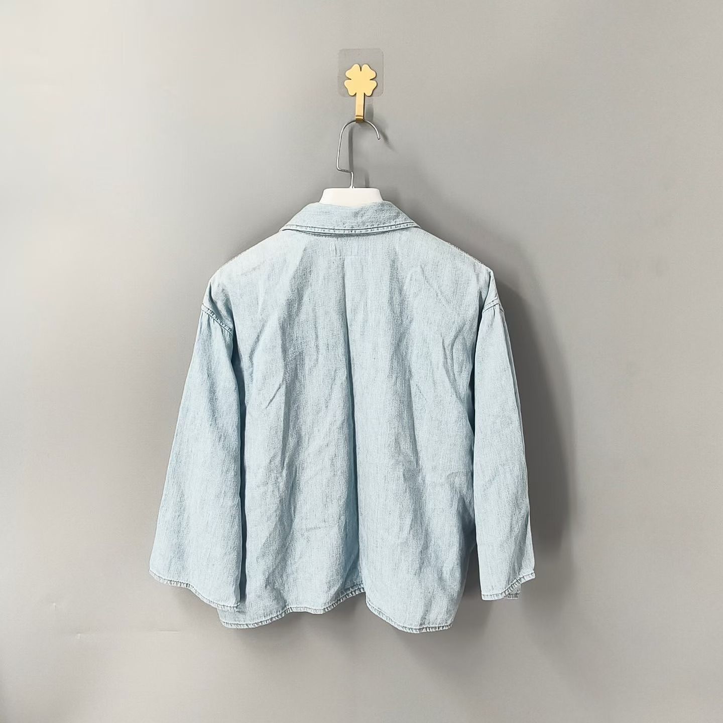 Celine Celine Logo Embroidery Denim Button Up Shirt Size S Size S / US 4 / IT 40 - 2 Thumbnail