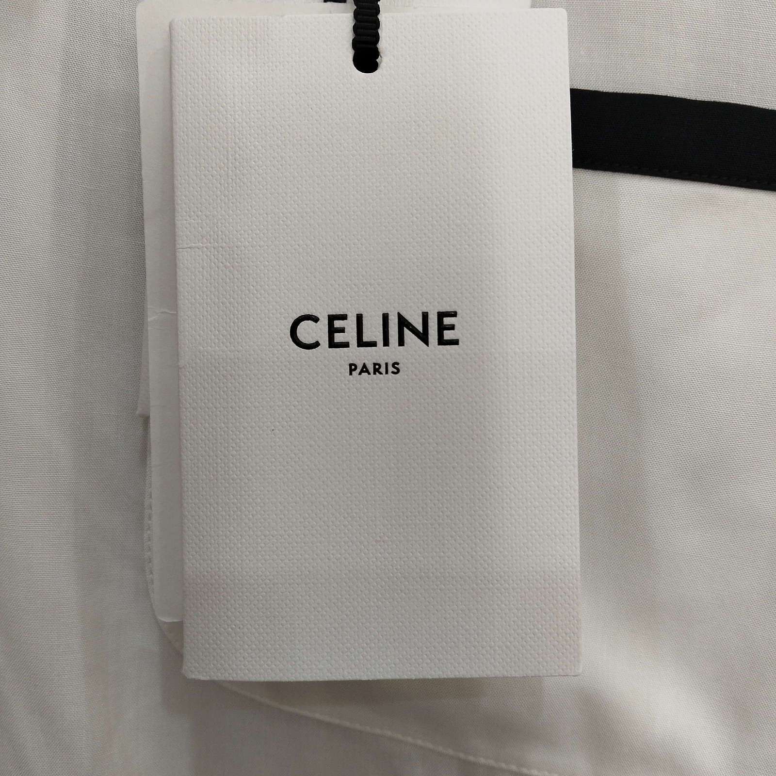 Celine Celine Logo Trim Button Up Shirt Size S Size US S / EU 44-46 / 1 - 6 Thumbnail