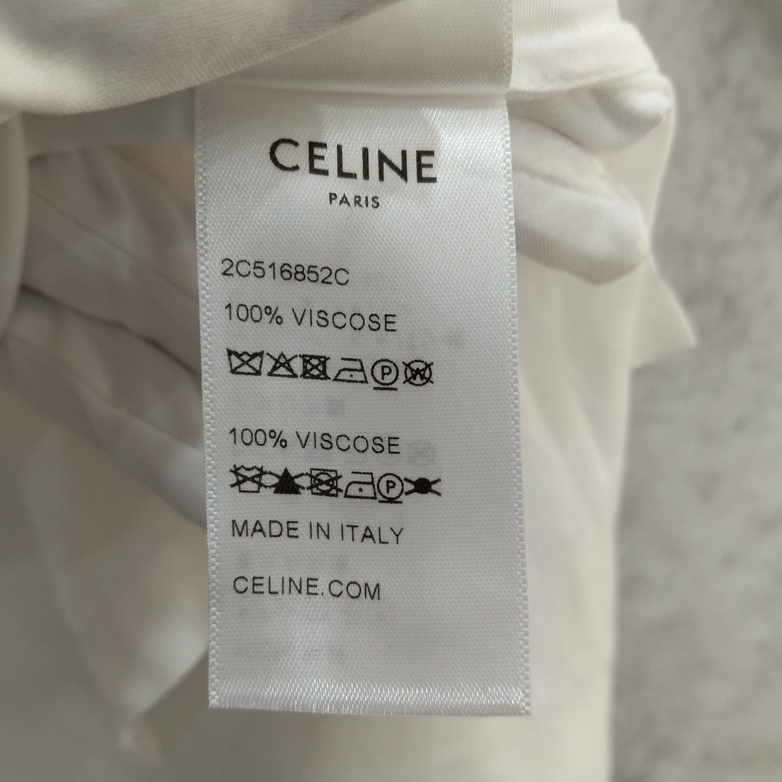 Celine Celine Logo Trim Button Up Shirt Size S Size US S / EU 44-46 / 1 - 4 Thumbnail