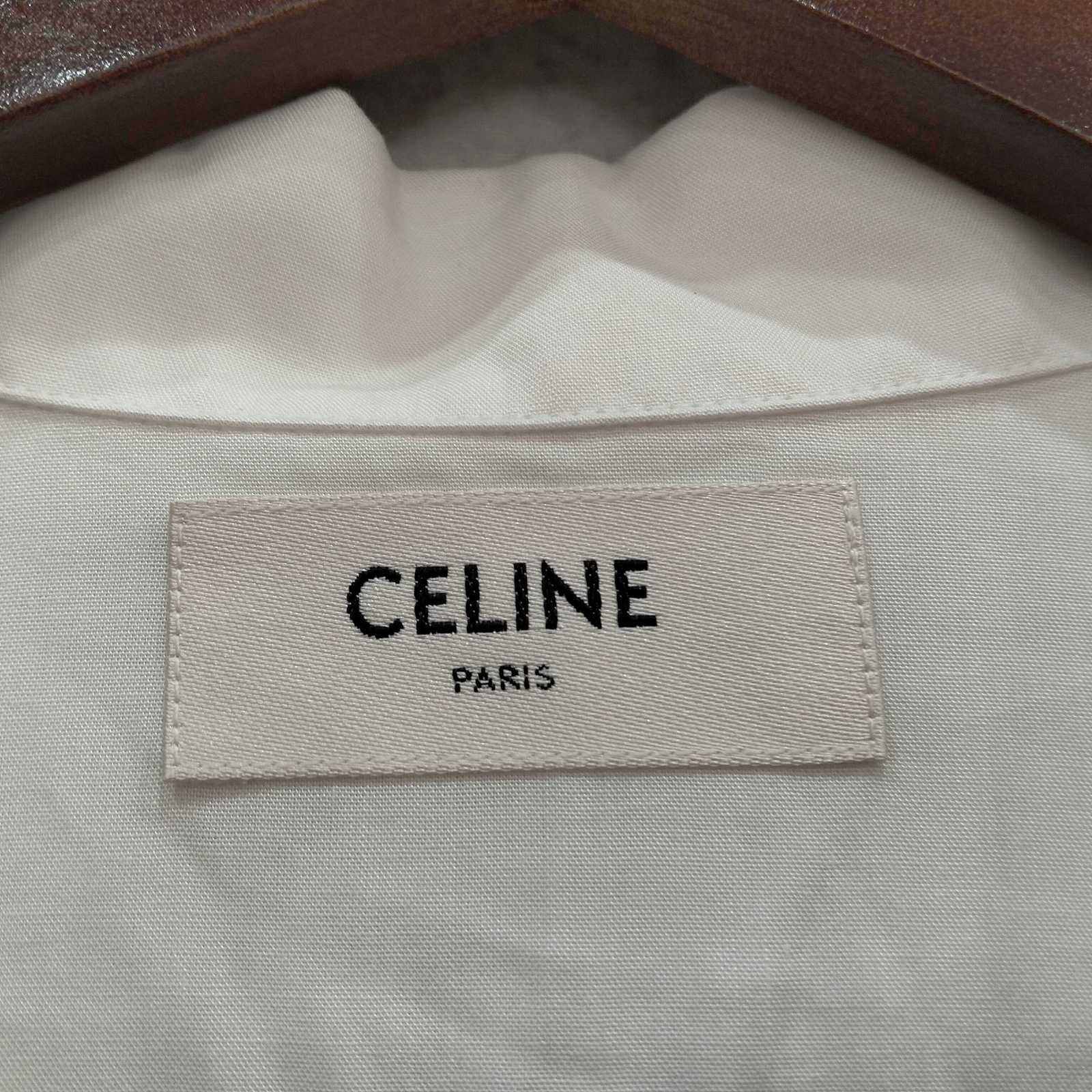 Celine Celine Logo Trim Button Up Shirt Size S Size US S / EU 44-46 / 1 - 3 Thumbnail