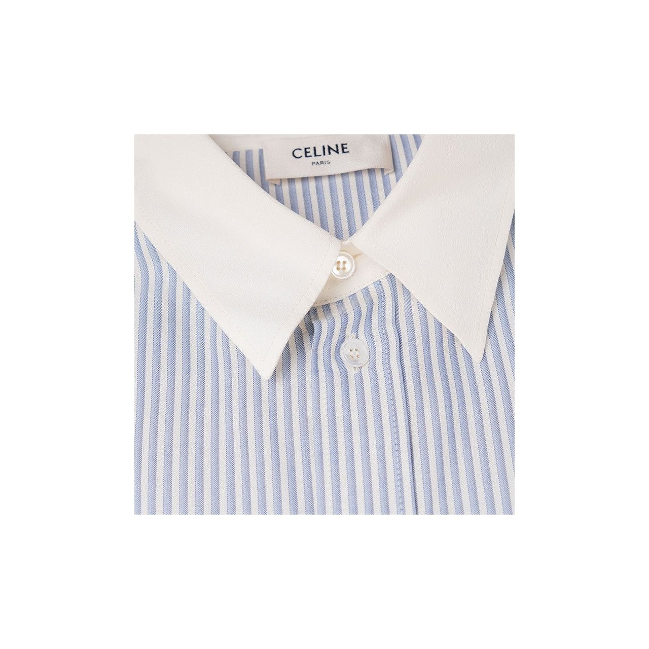 Celine Celine Striped Button Up Shirt Size 36 Size XS / US 0-2 / IT 36-38 - 11 Thumbnail