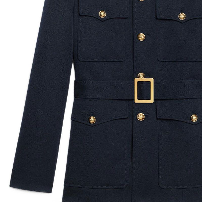 Celine CELINE Wool Military Jacket Size 36 Size XS / US 0-2 / IT 36-38 - 8 Thumbnail