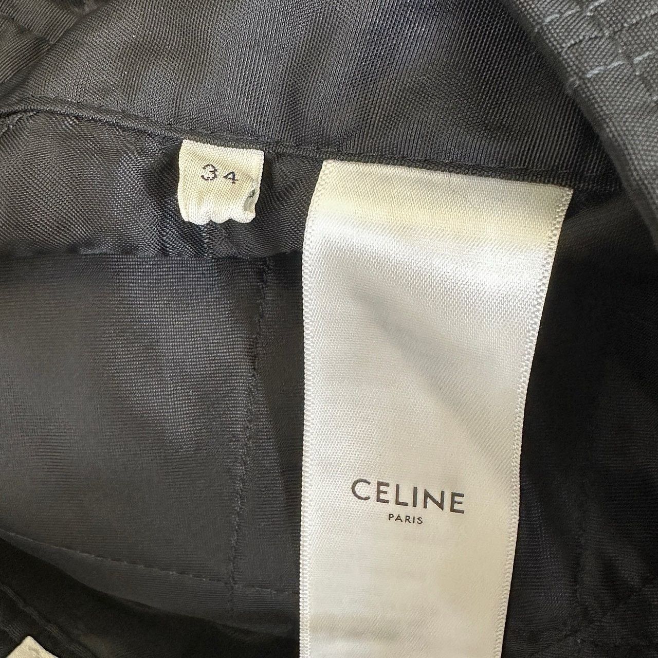 Celine Celine Gold Hardware Nylon Mini Skirt Size 34 Size 24" / US 00 / IT 34 - 4 Thumbnail