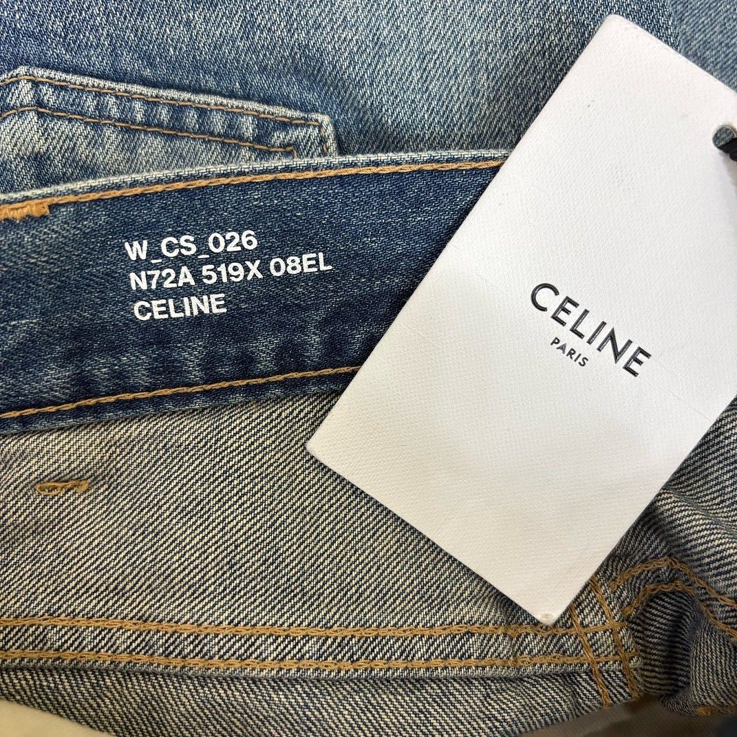 Celine Celine Raw Hem Denim Shorts Size 24 Size 24" / US 00 / IT 34 - 3 Thumbnail