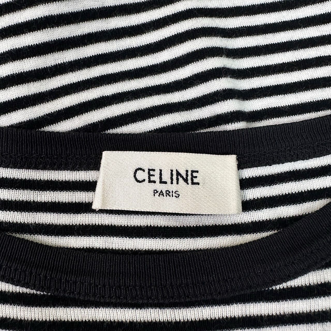 Celine Celine Striped Anchor Logo T-Shirt Size S Size S / US 4 / IT 40 - 3 Thumbnail