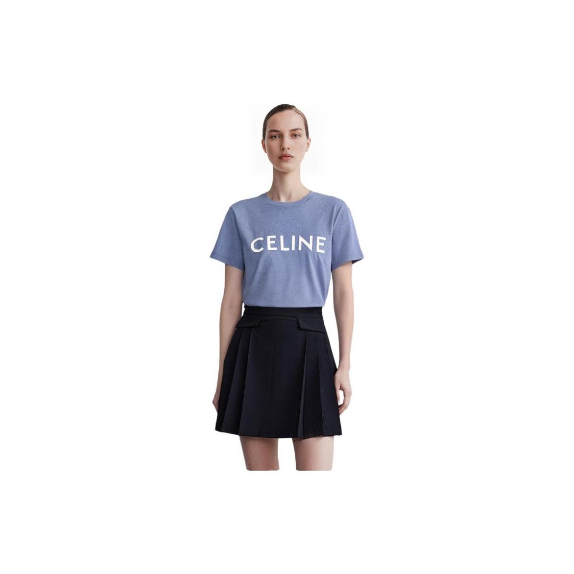 Celine CELINE Logo Cotton T-Shirt M Size M / US 6-8 / IT 42-44 - 8 Thumbnail