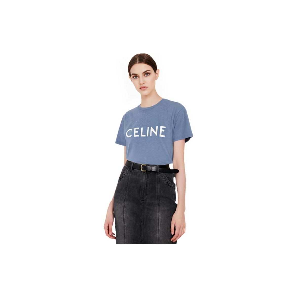 Celine CELINE Logo Cotton T-Shirt M Size M / US 6-8 / IT 42-44 - 9 Thumbnail