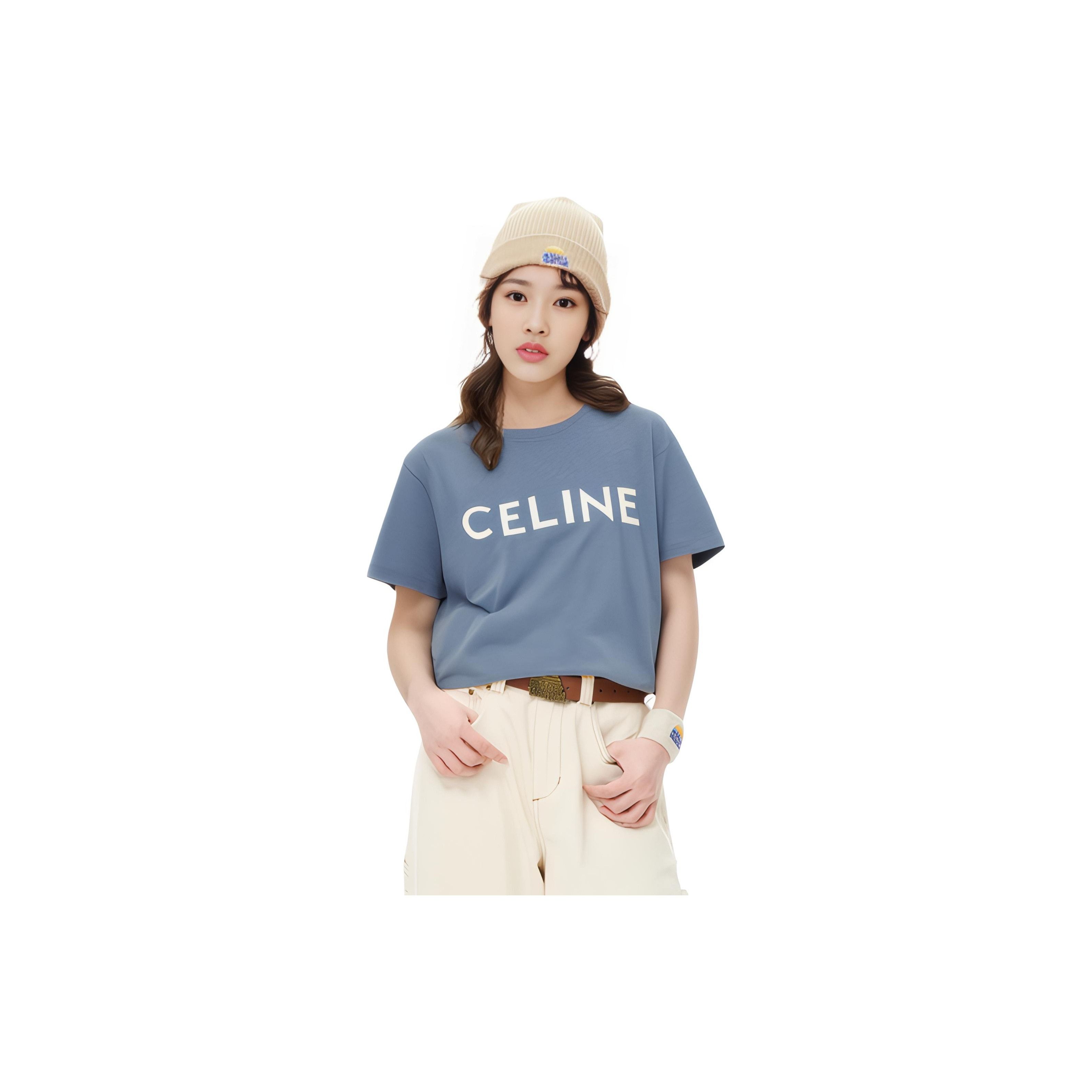 Celine CELINE Logo Cotton T-Shirt M Size M / US 6-8 / IT 42-44 - 12 Thumbnail