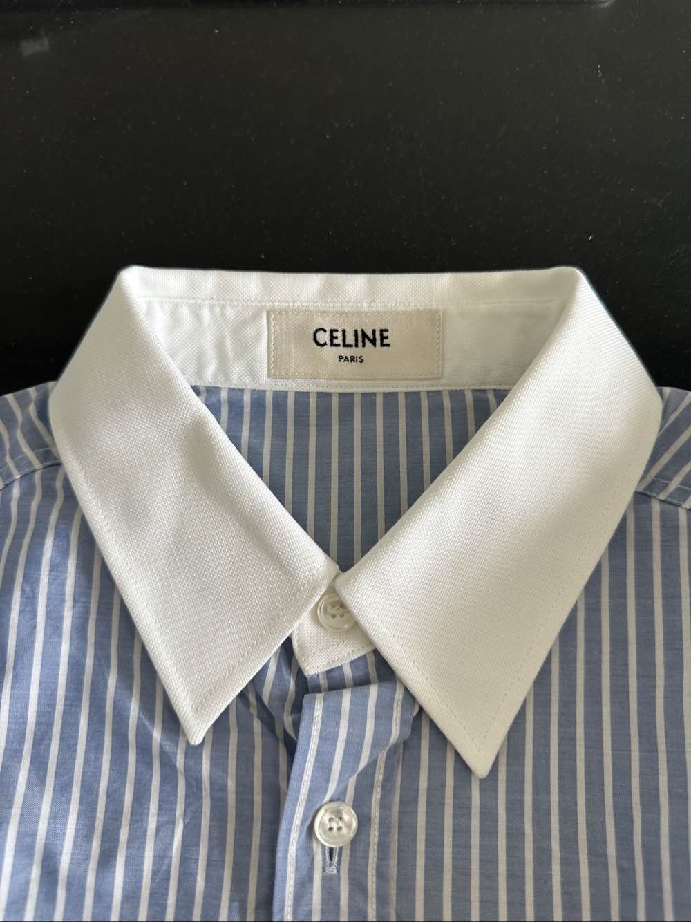 Celine Celine Striped Button Up Shirt Size 36 Size XS / US 0-2 / IT 36-38 - 3 Thumbnail