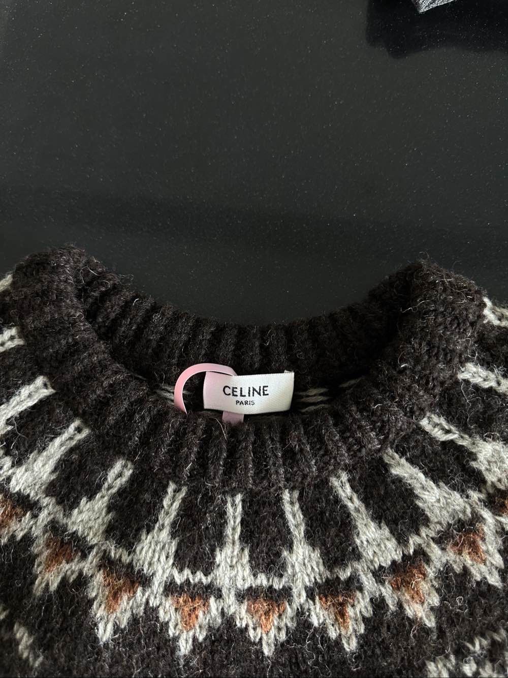 Celine Celine Patterned Knit Sweater XS Size XS / US 0-2 / IT 36-38 - 3 Thumbnail