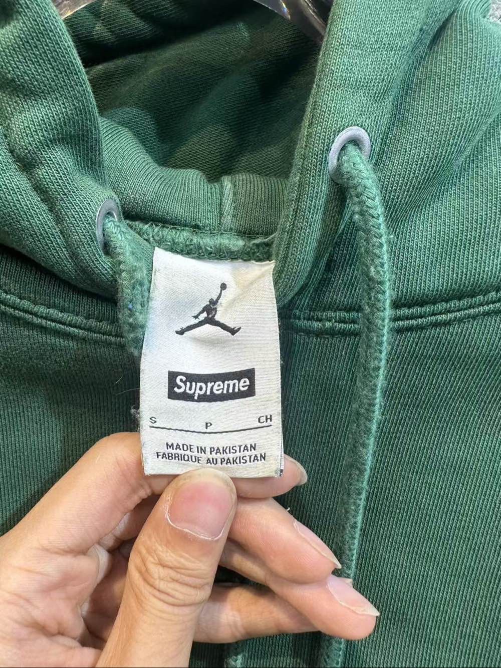 Supreme Supreme x Jordan Logo Hoodie Size S Size US S / EU 44-46 / 1 - 3 Thumbnail