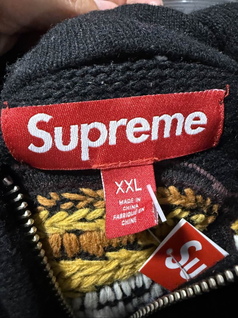 Supreme Supreme Last Supper Embroidered Zip Up Sweater XXL Size US XXL / EU 58 / 5 - 3 Thumbnail