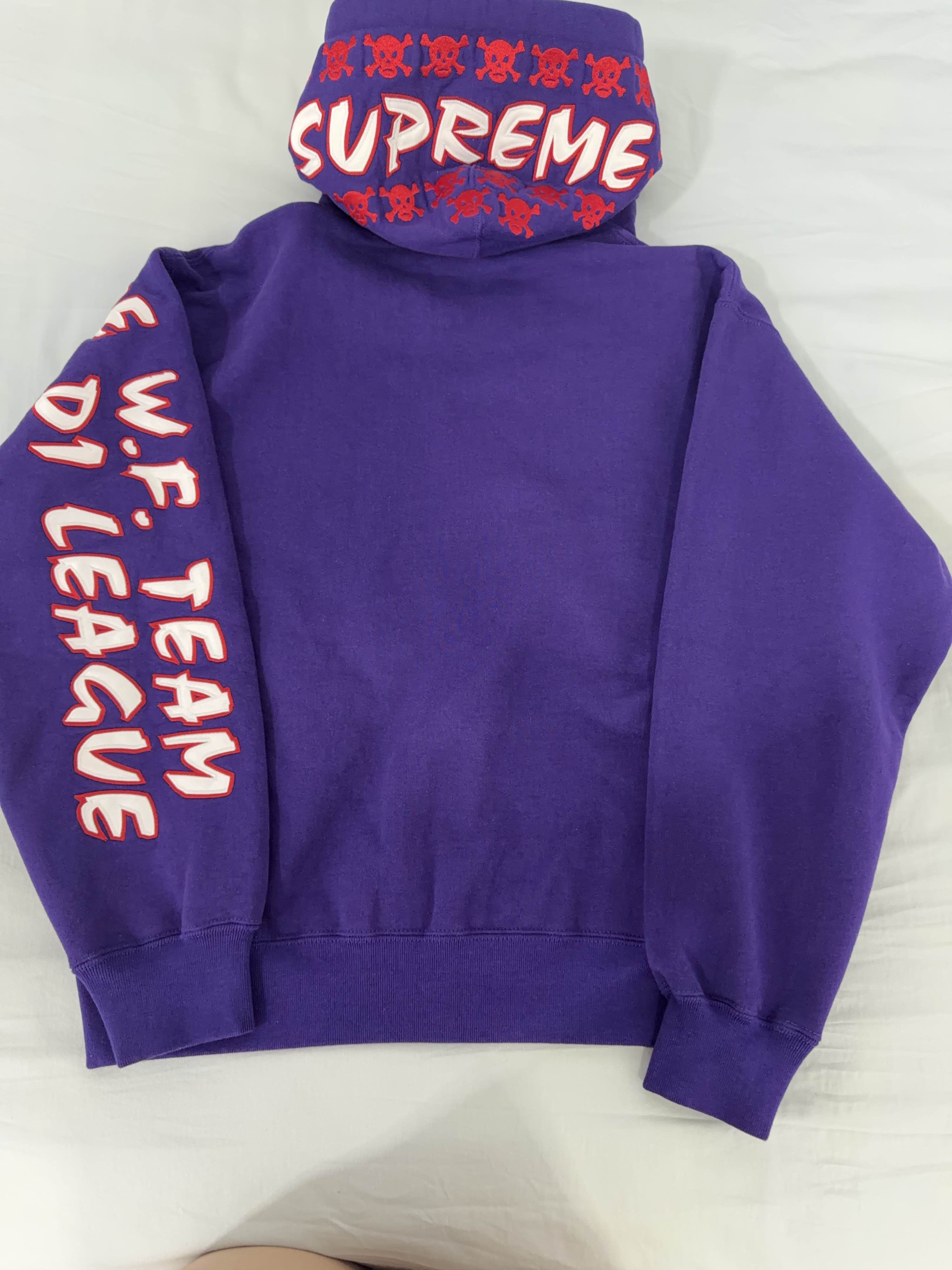 Supreme Supreme League Champs Zip Up Hooded Sweatshirt Size S Size US S / EU 44-46 / 1 - 2 Thumbnail