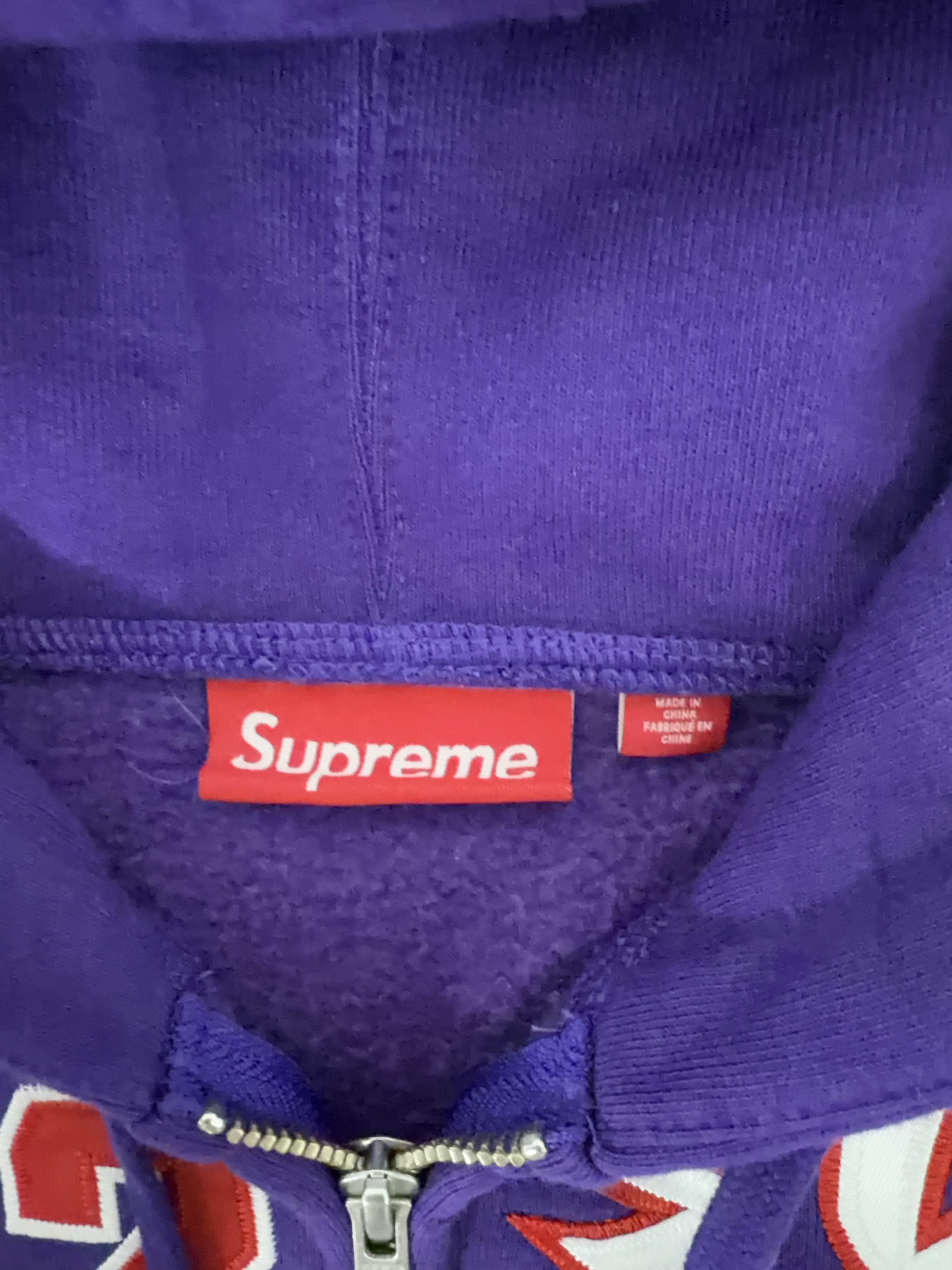 Supreme Supreme League Champs Zip Up Hooded Sweatshirt Size S Size US S / EU 44-46 / 1 - 3 Thumbnail