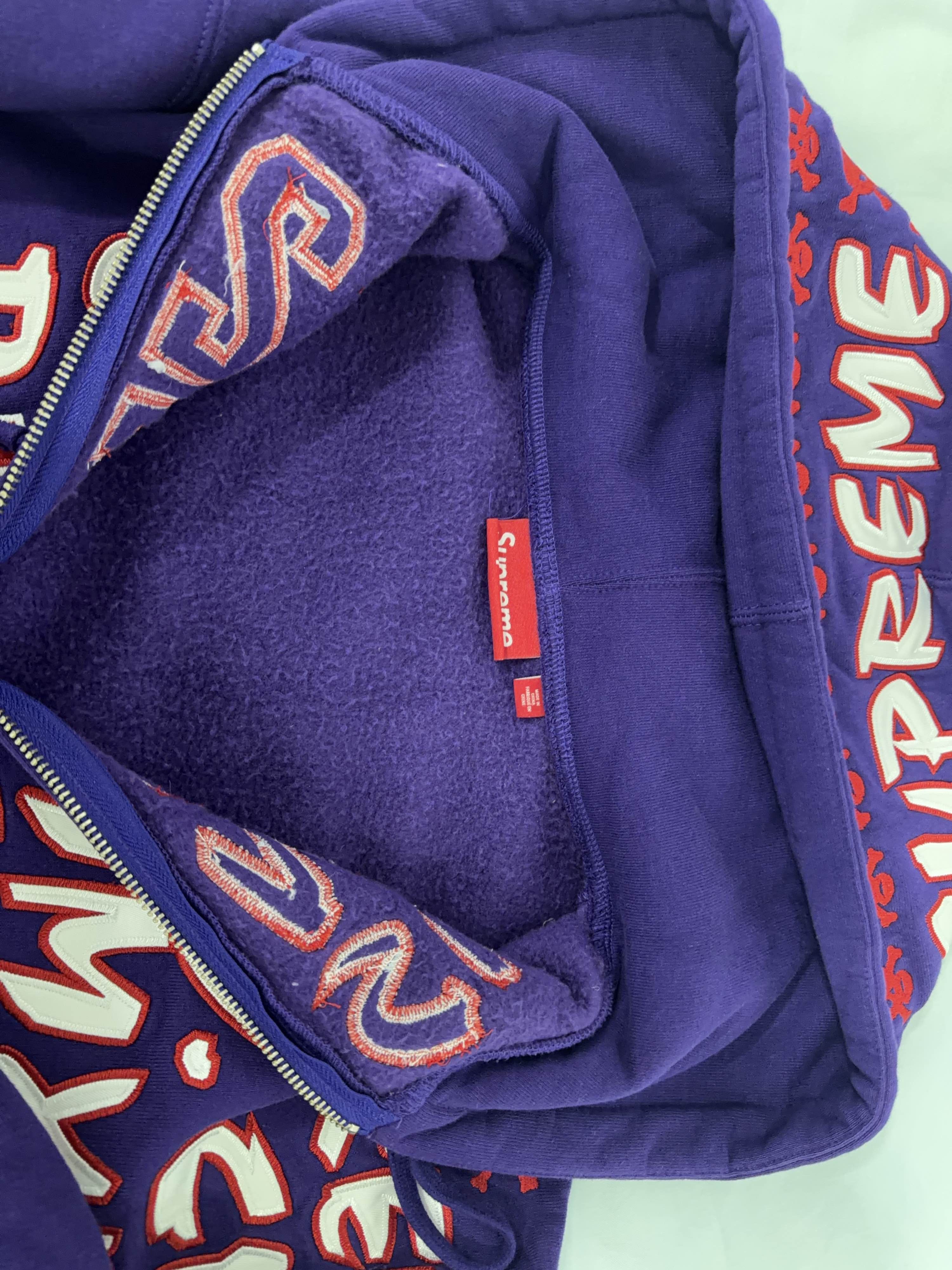 Supreme Supreme League Champs Zip Up Hooded Sweatshirt Size S Size US S / EU 44-46 / 1 - 6 Thumbnail
