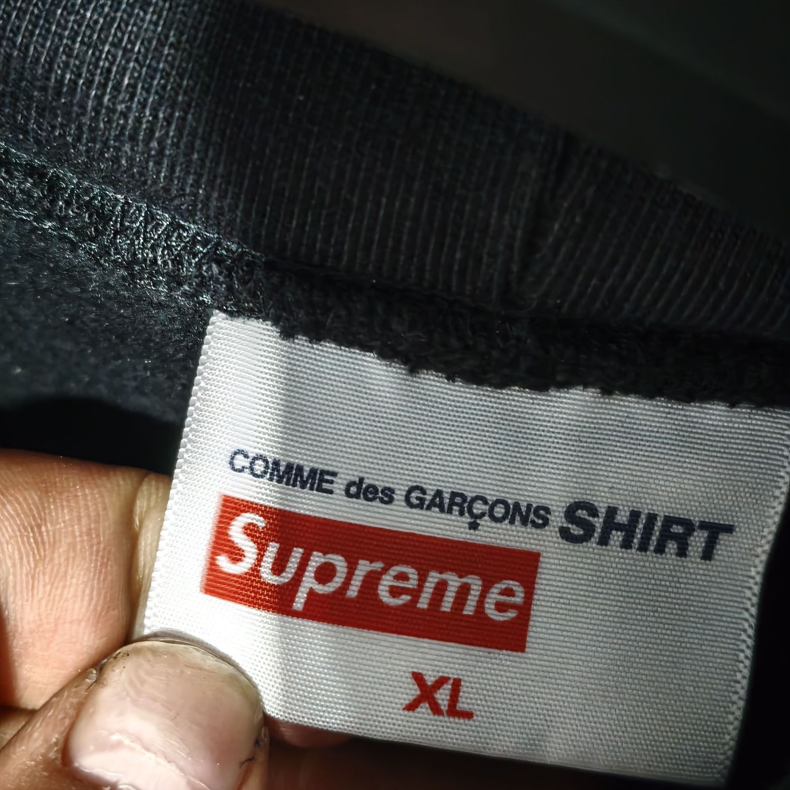 Supreme Supreme x Comme des Garçons Shirt Split Box Logo Hoodie XL Size US XL / EU 56 / 4 - 3 Thumbnail