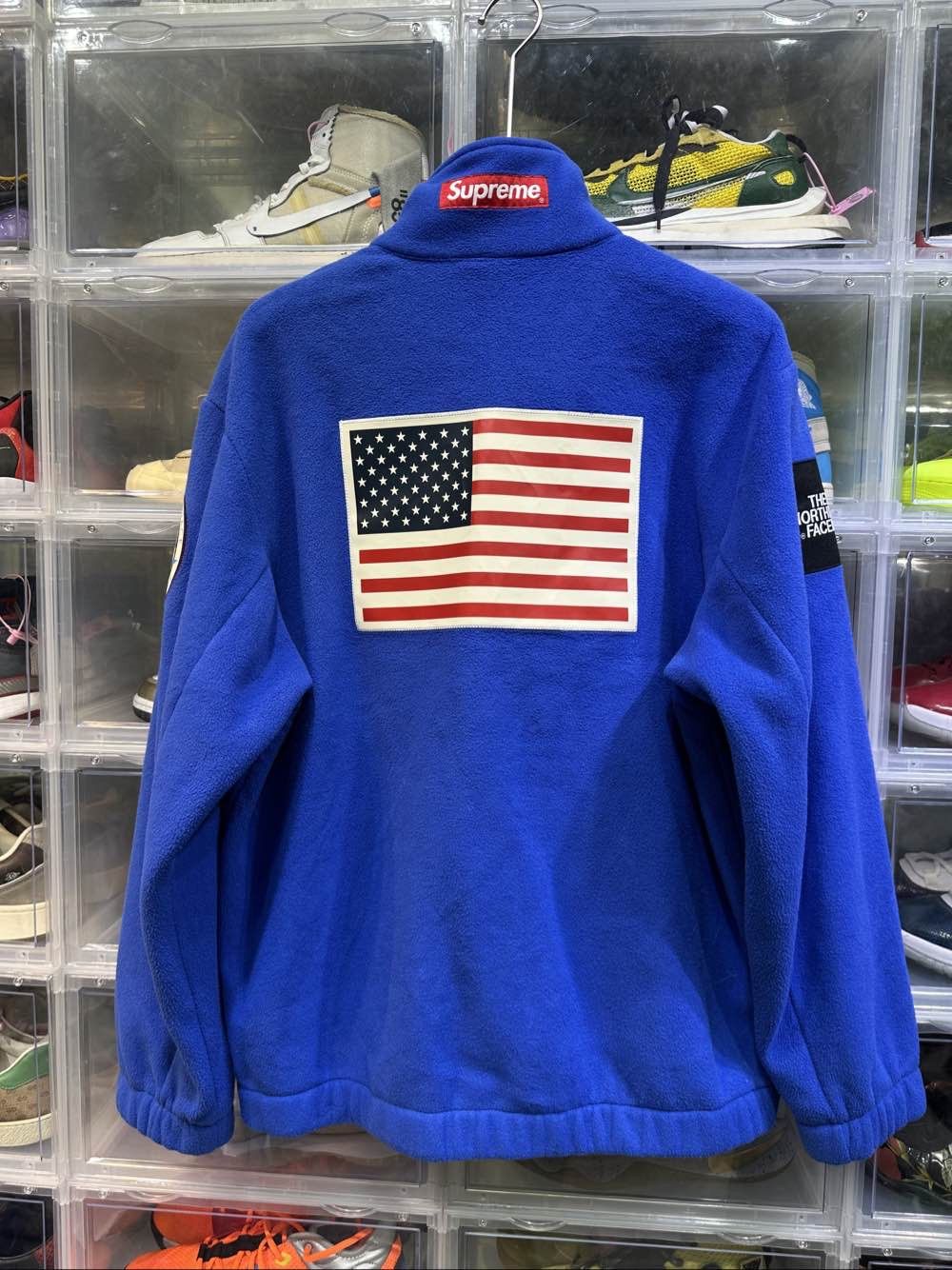Supreme Supreme x The North Face American Flag Fleece Jacket Size L Size US L / EU 52-54 / 3 - 2 Thumbnail