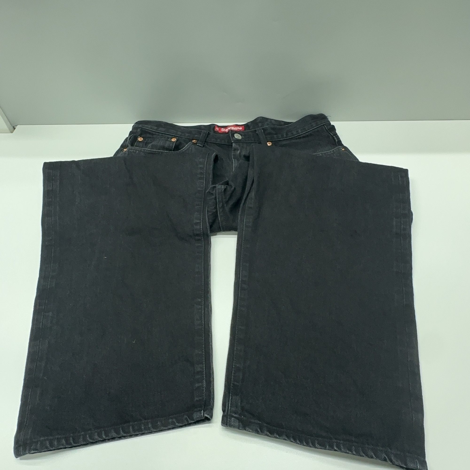 Supreme Supreme Black Denim Jeans Size 32 Size US 32 / EU 48 - 7 Thumbnail