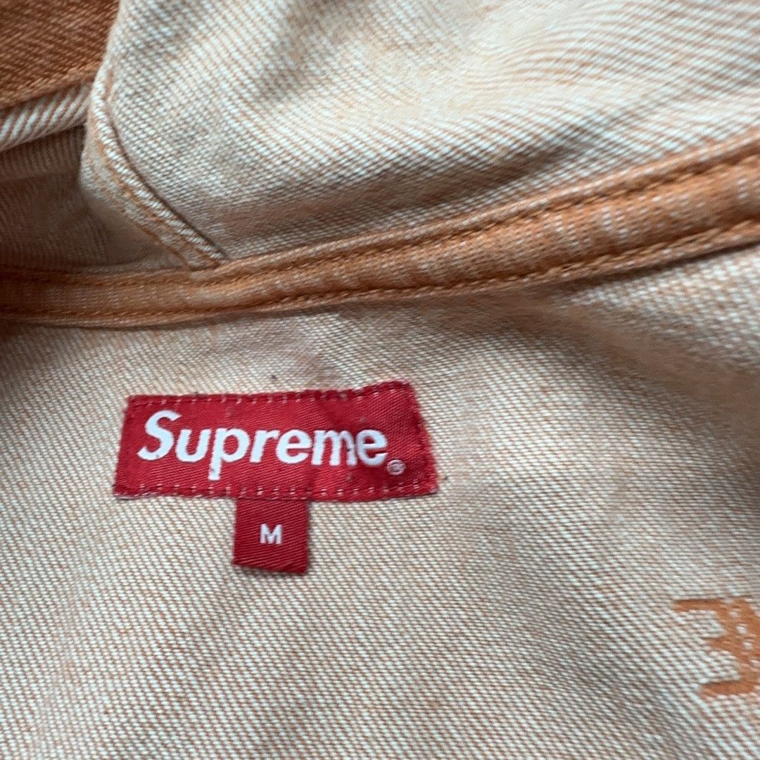 Supreme Supreme Logo Denim Turnout Jacket Size M Size US M / EU 48-50 / 2 - 3 Thumbnail