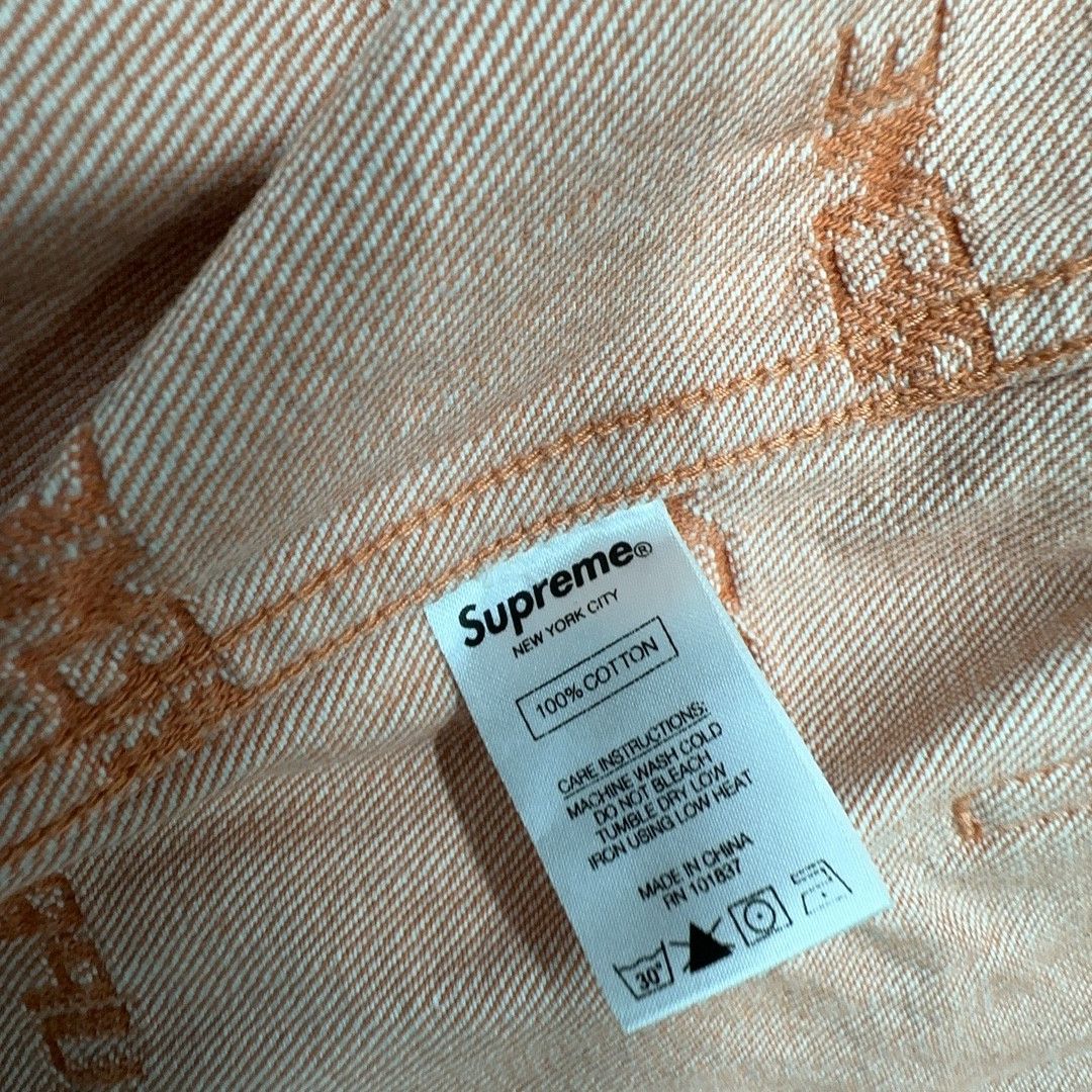 Supreme Supreme Logo Denim Turnout Jacket Size M Size US M / EU 48-50 / 2 - 4 Thumbnail