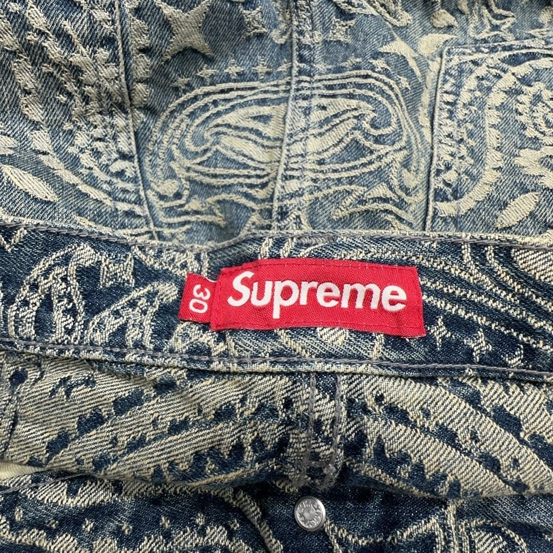 Supreme Supreme Bandana Jacquard Denim Jeans Size 30 Size US 30 / EU 46 - 3 Thumbnail