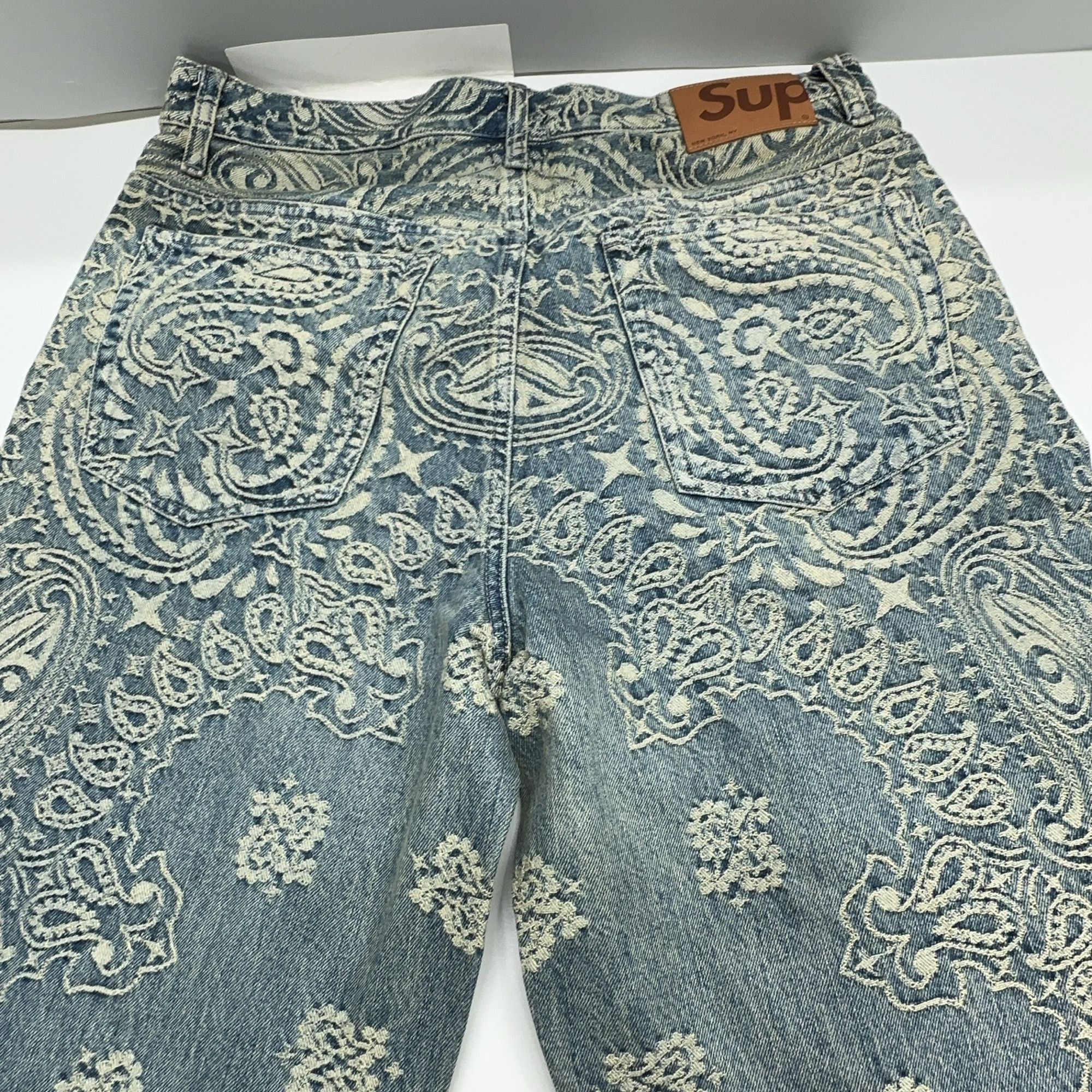 Supreme Supreme Bandana Jacquard Denim Jeans Size 30 Size US 30 / EU 46 - 9 Thumbnail