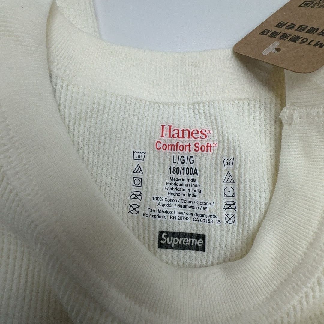 Supreme Supreme x Hanes Skeleton Thermal Long Sleeve Size L Size US L / EU 52-54 / 3 - 3 Thumbnail
