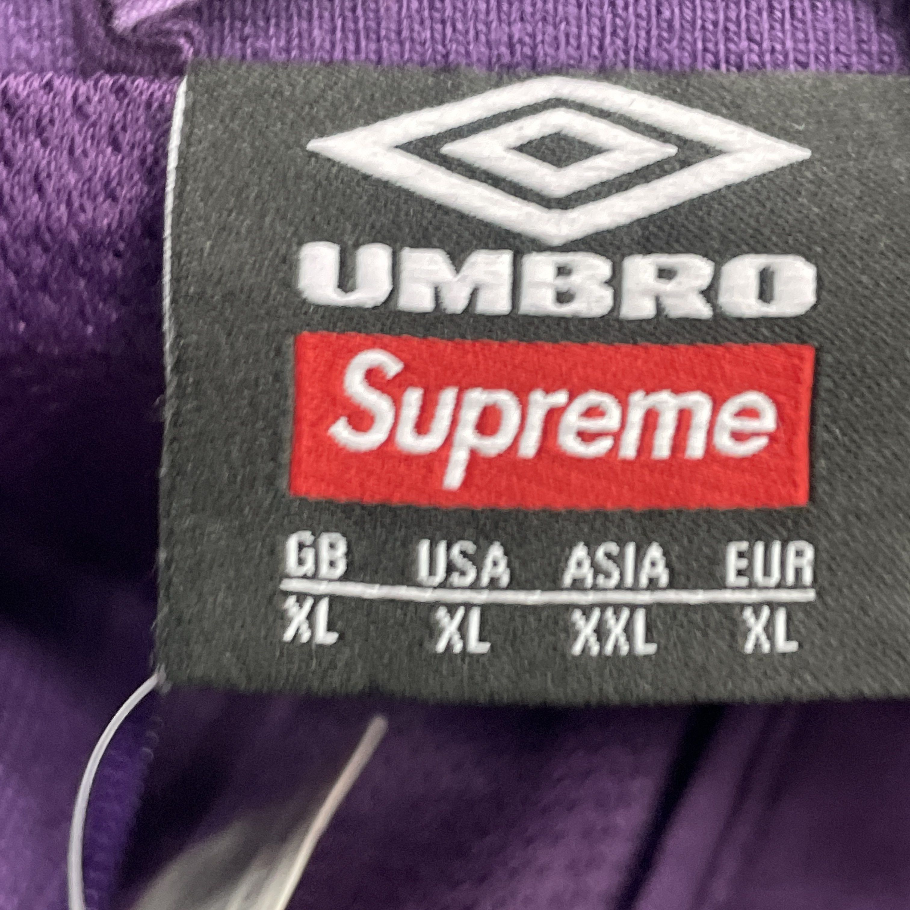 Supreme Supreme x Umbro Cotton Ripstop Track Jacket Purple Size XL Size US XL / EU 56 / 4 - 3 Thumbnail