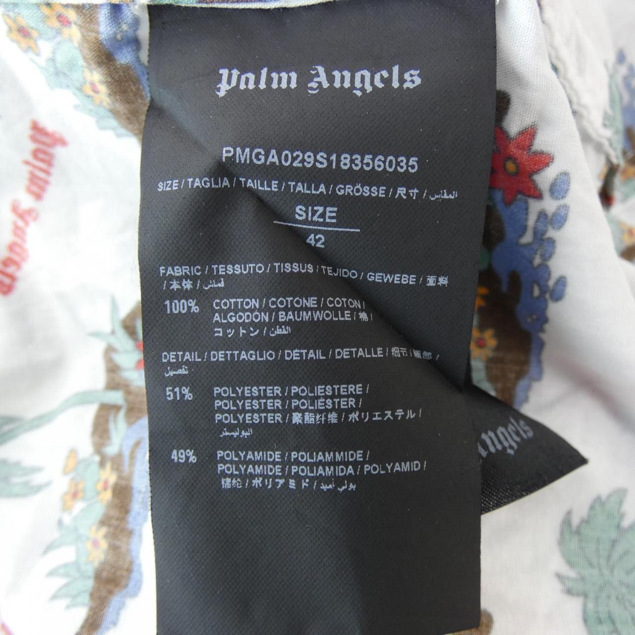 Palm Angels Palm Angels Palm Angels Short Sleeve Shirt Textile Tops PMGA029S18356035 DUTY FREE for USA Size ONE SIZE - 3 Thumbnail
