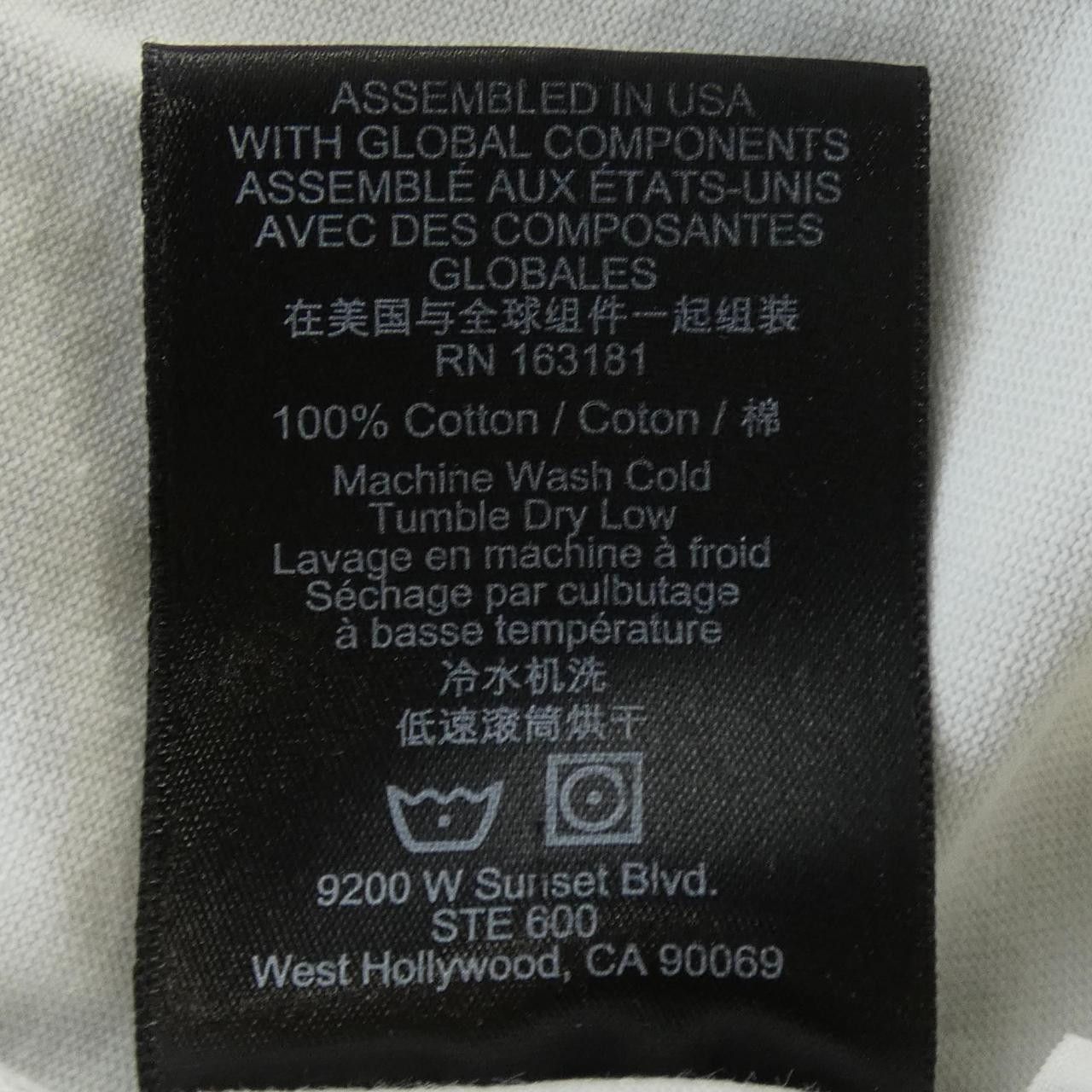 Other Other Rhude Cotton T Shirt Textile T-Shirts DUTY FREE for USA Size ONE SIZE - 3 Thumbnail