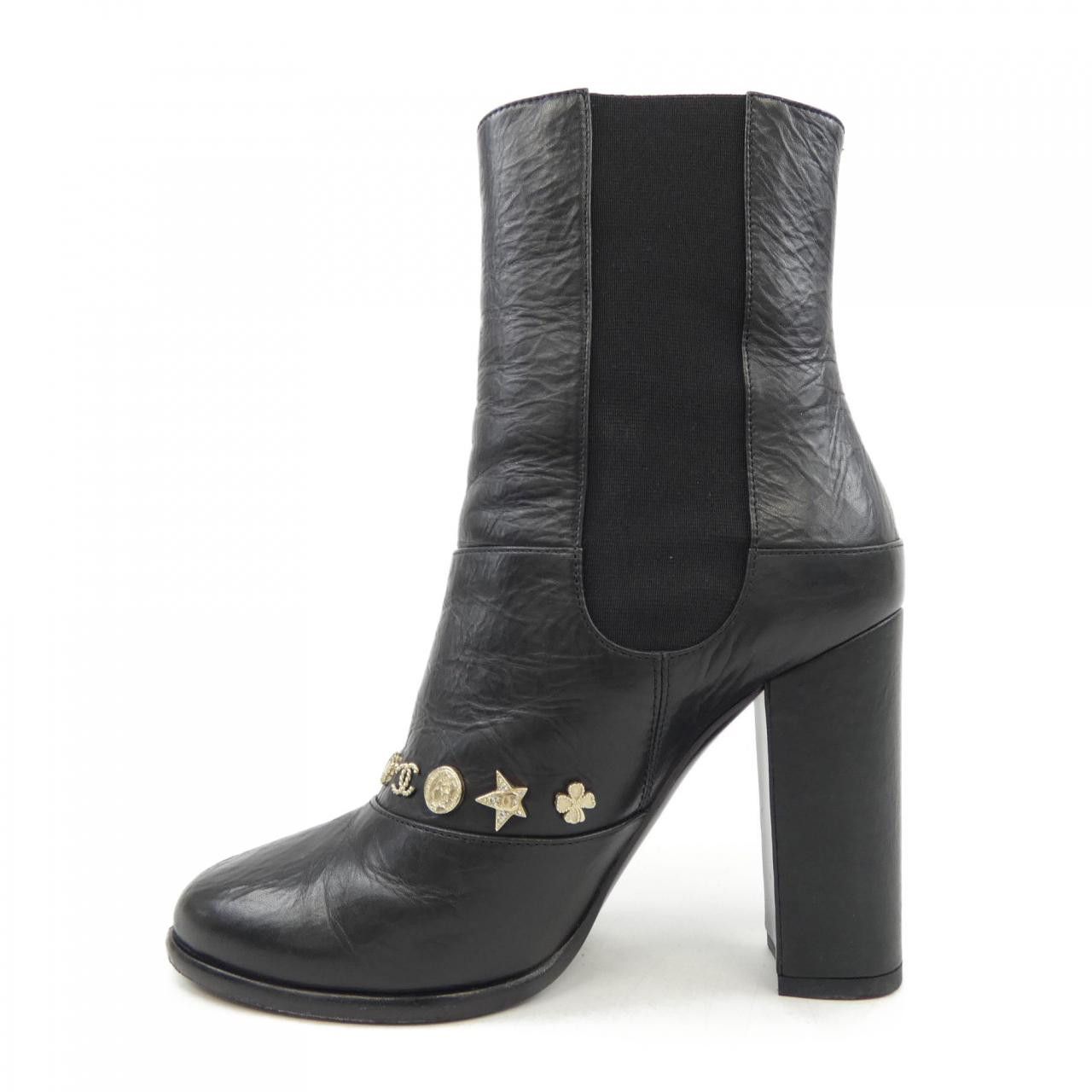 Chanel Chanel Chanel Boots Leather Shoes G30160 DUTY FREE for USA Size ONE SIZE - 2 Thumbnail