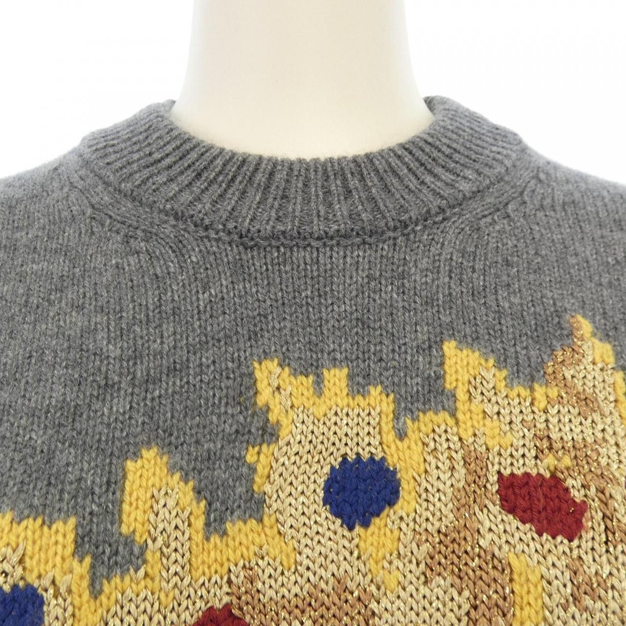Dolce & Gabbana Dolce & Gabbana Dolce&Gabbana Cashmere Knitwear Textile Tops FR023K/F89AL DUTY FREE for USA Size ONE SIZE - 5 Thumbnail