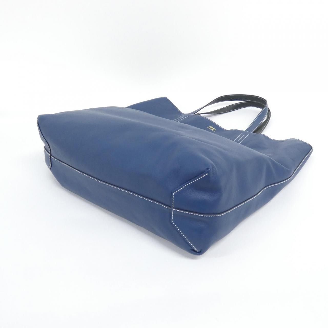 Hermes Hermes Hermes Maxi Double Sens Sikkim Tote Bag Leather Tote Bag Stamp Q DUTY FREE for USA Size ONE SIZE - 3 Thumbnail