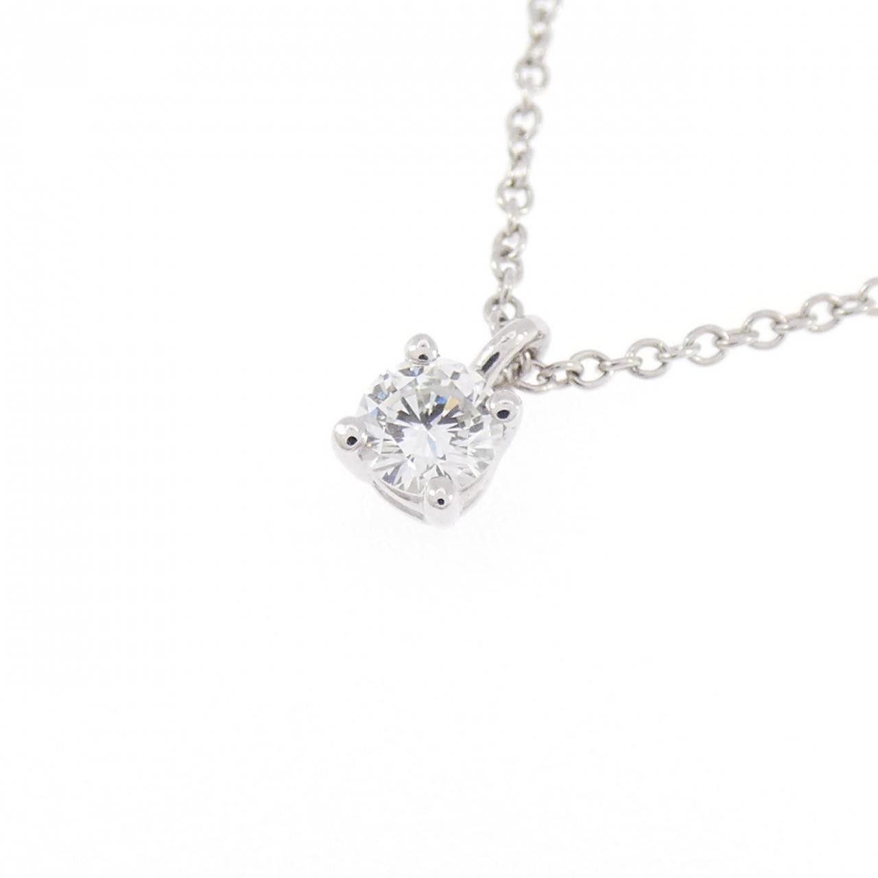 Tiffany & Co. Tiffany & Co. Tiffany Solitaire Platinum Diamond Necklace Precious Metal Necklace DUTY FREE for USA Size ONE SIZE - 3 Thumbnail