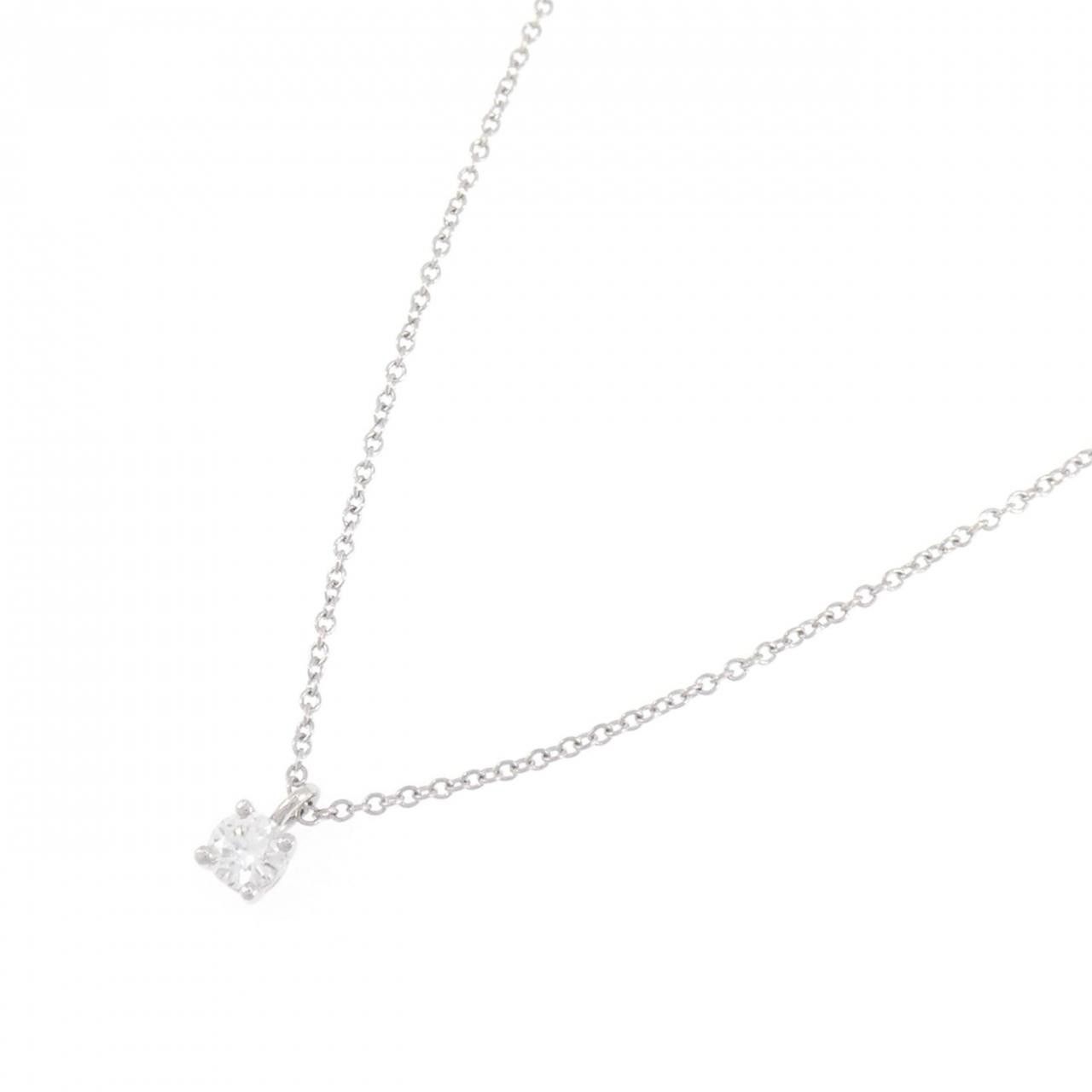 Tiffany & Co. Tiffany & Co. Tiffany Solitaire Platinum Diamond Necklace Precious Metal Necklace DUTY FREE for USA Size ONE SIZE - 2 Thumbnail