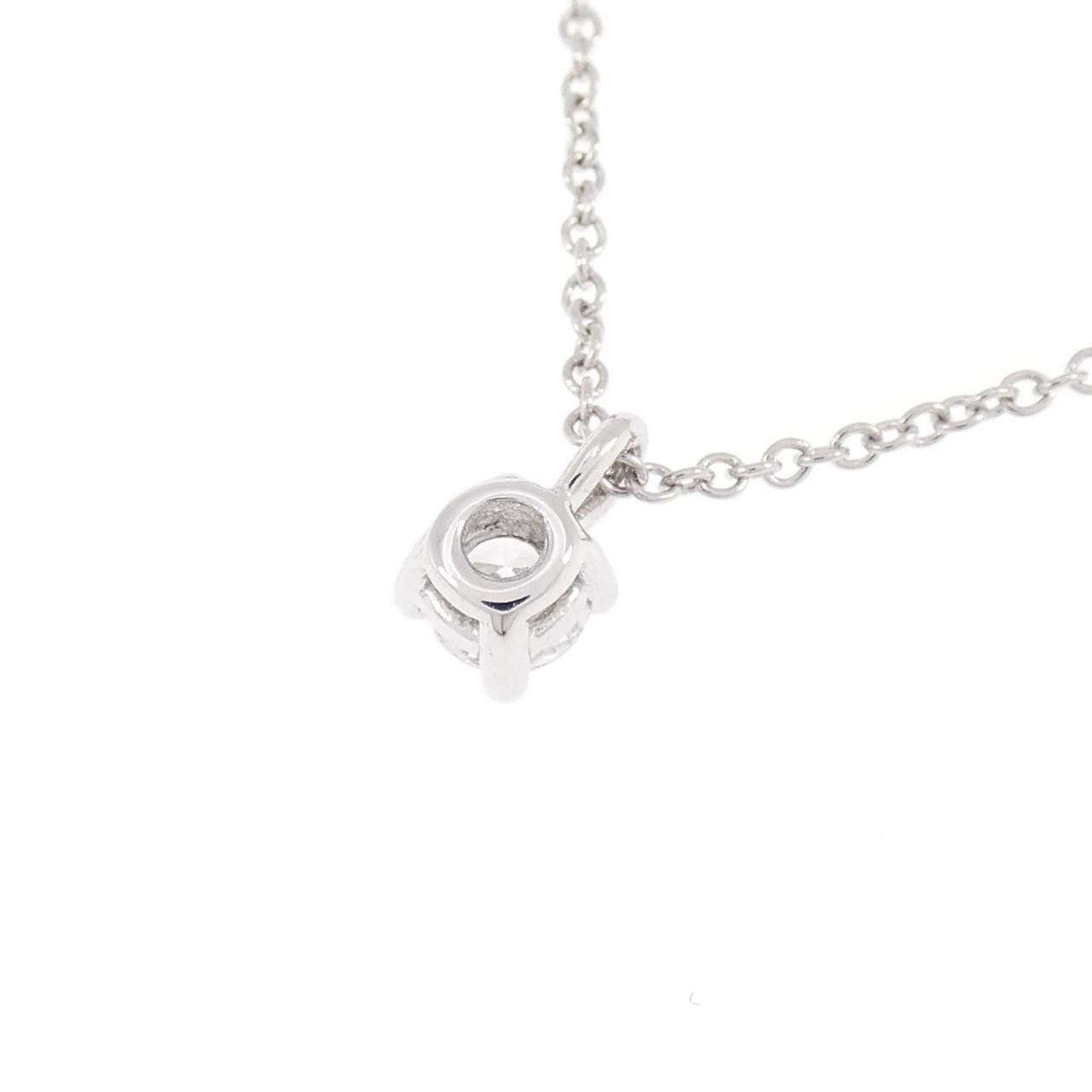 Tiffany & Co. Tiffany & Co. Tiffany Solitaire Platinum Diamond Necklace Precious Metal Necklace DUTY FREE for USA Size ONE SIZE - 4 Thumbnail
