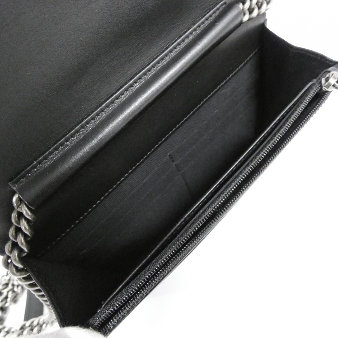 Chanel Chanel Chanel Boy Chanel Caviar Skin Chain Wallet Leather Shoulder AP1117 DUTY FREE for USA Size ONE SIZE - 9 Thumbnail