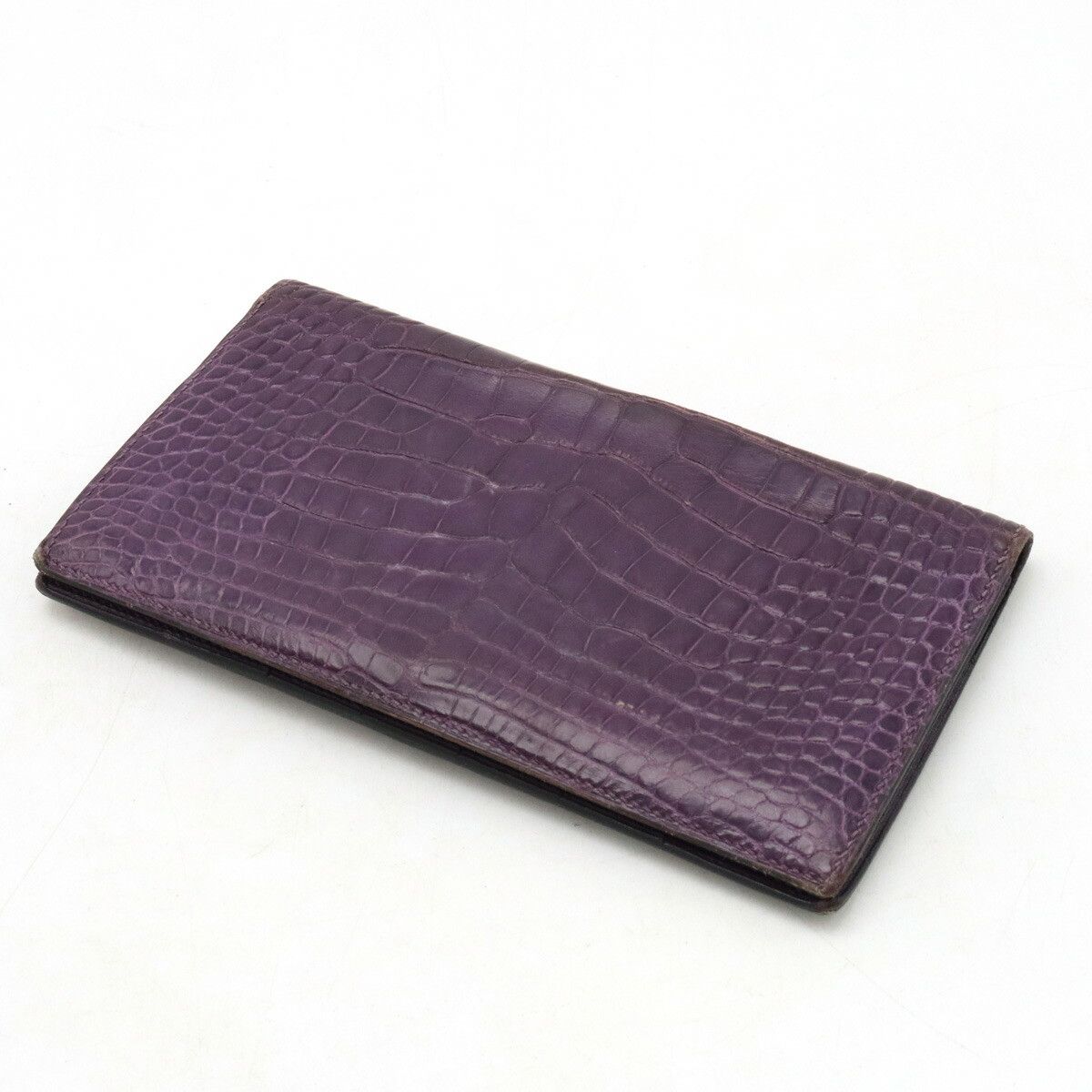 Hermes Hermes Hermes MC2 Fleming Alligator Long Wallet Leather Long Wallet Stamp M DUTY FREE for USA Size ONE SIZE - 2 Thumbnail
