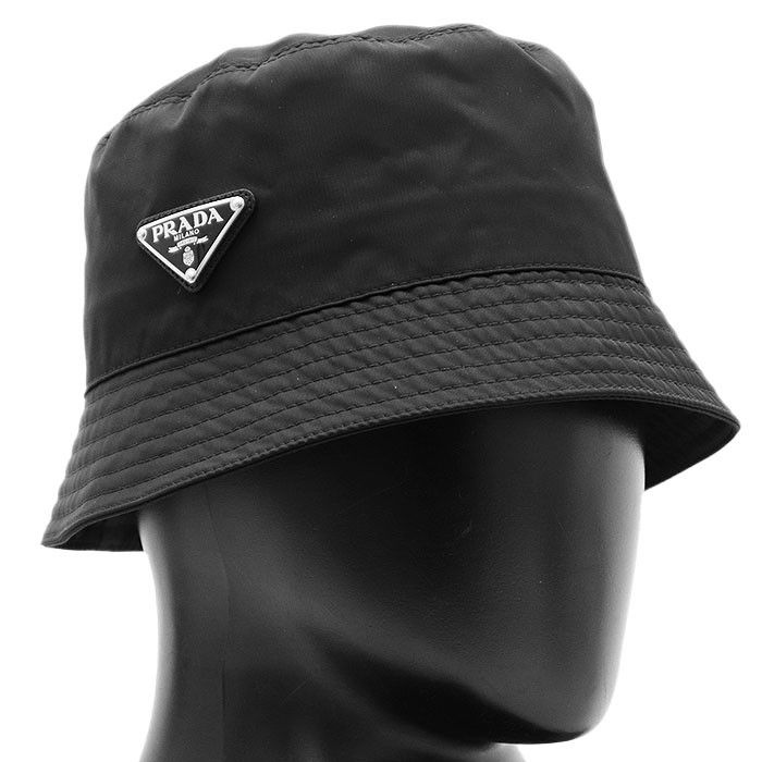 Prada Prada Prada Re-Nylon Bucket Hat Textile Hats DUTY FREE for USA Size ONE SIZE - 2 Thumbnail