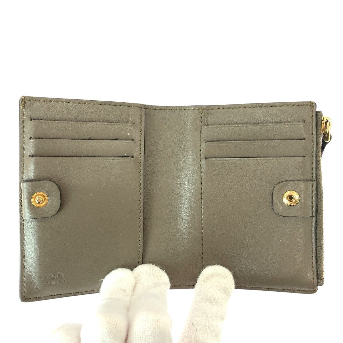 Fendi Fendi Fendi Roma Leather Wallet Leather Short Wallet 8M0477-AAYZ-2198210 DUTY FREE for USA Size ONE SIZE - 7 Thumbnail
