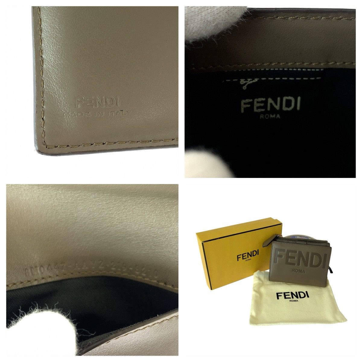 Fendi Fendi Fendi Roma Leather Wallet Leather Short Wallet 8M0477-AAYZ-2198210 DUTY FREE for USA Size ONE SIZE - 5 Thumbnail