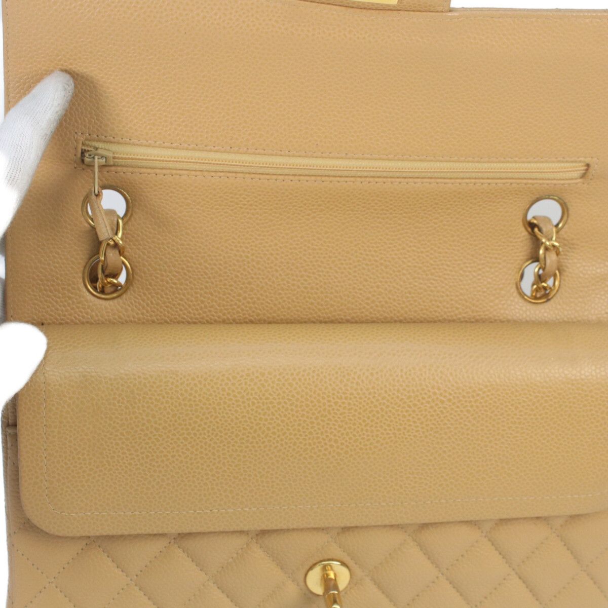 Chanel Chanel Chanel Caviar Matelasse Shoulder Bag Leather Shoulder Bag A01112 DUTY FREE for USA Size ONE SIZE - 9 Thumbnail