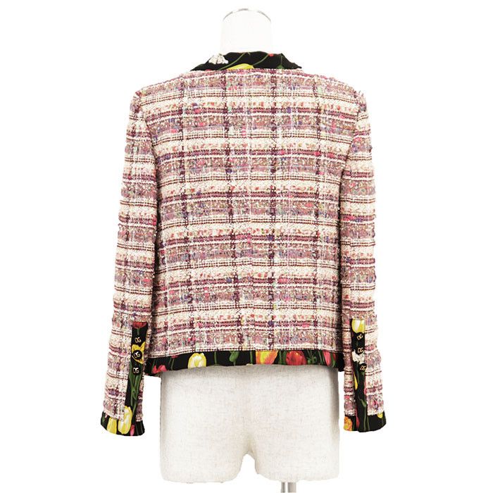 Dolce & Gabbana Dolce & Gabbana Dolce&Gabbana Floral Tweed Jacket Textile Outerwear DUTY FREE for USA Size ONE SIZE - 8 Thumbnail