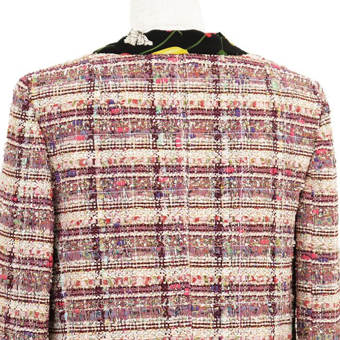 Dolce & Gabbana Dolce & Gabbana Dolce&Gabbana Floral Tweed Jacket Textile Outerwear DUTY FREE for USA Size ONE SIZE - 13 Thumbnail