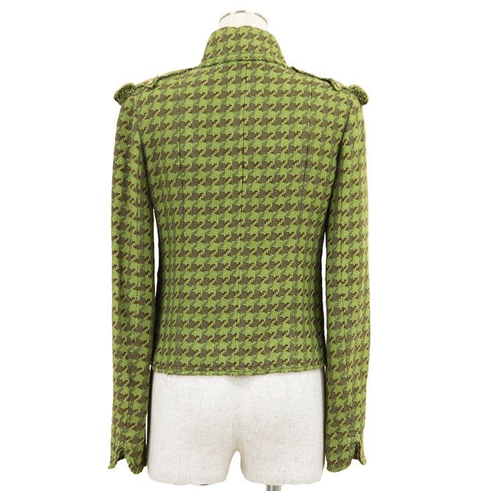 Chanel Chanel Chanel Tweed Houndstooth Jacket Textile Outerwear P32181 DUTY FREE for USA Size ONE SIZE - 5 Thumbnail
