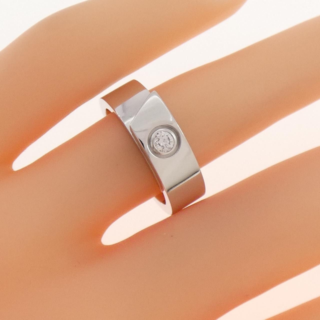 Cartier Cartier Cartier Anniversary 750 White Gold Diamond Ring Size 10 Precious Metal Ring DUTY FREE for USA Size ONE SIZE - 5 Thumbnail