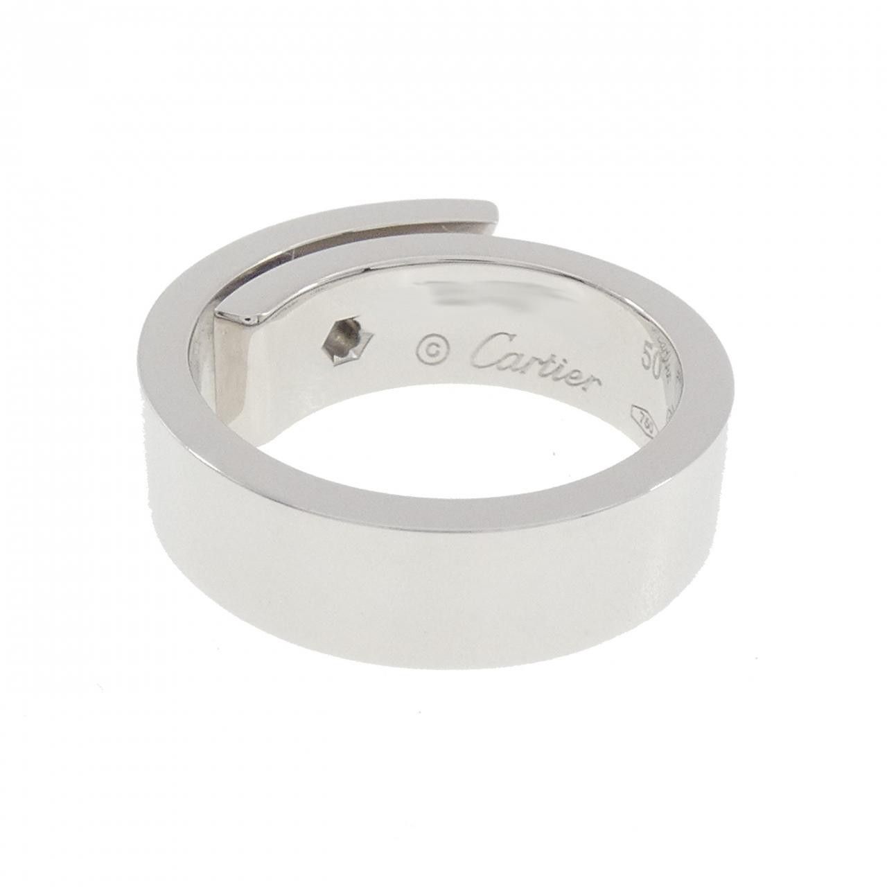 Cartier Cartier Cartier Anniversary 750 White Gold Diamond Ring Size 10 Precious Metal Ring DUTY FREE for USA Size ONE SIZE - 3 Thumbnail