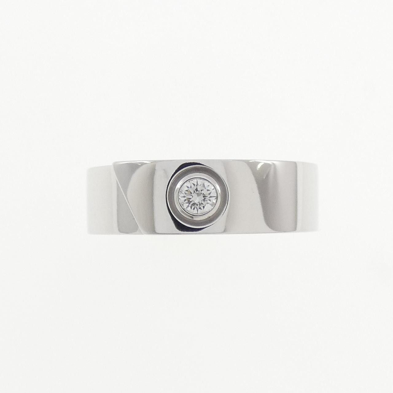 Cartier Cartier Cartier Anniversary 750 White Gold Diamond Ring Size 10 Precious Metal Ring DUTY FREE for USA Size ONE SIZE - 2 Thumbnail