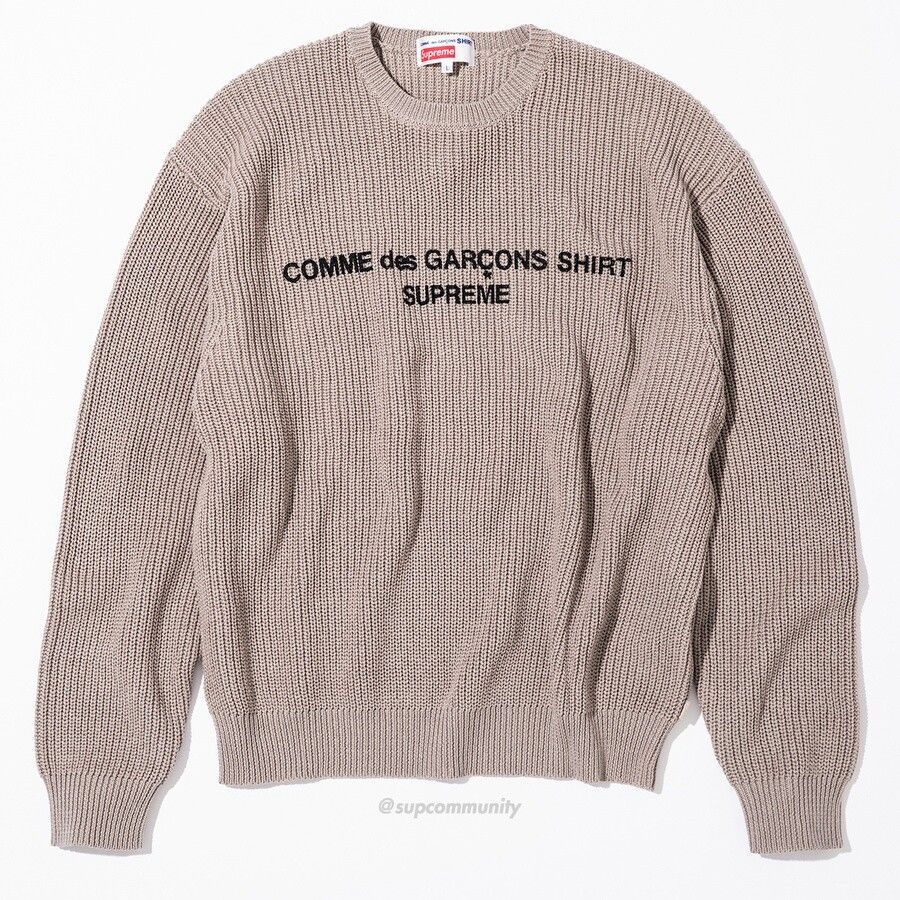 Supreme FUEGO fall/winter 2018 Supreme x Comme des Garcons Sweater ...