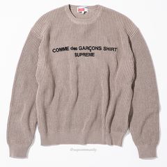 Comme de garcon supreme hot sale sweater